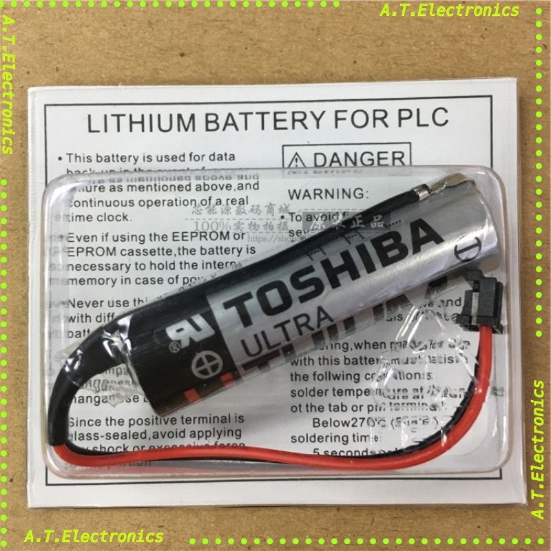 แบตเตอรี่TOSHIB ER6VC199 3.6V/ER6VC119A/ER6VC119B M70พร้อมจัดส่ง ตัวเดียวกันทำงานเหมือนกัน