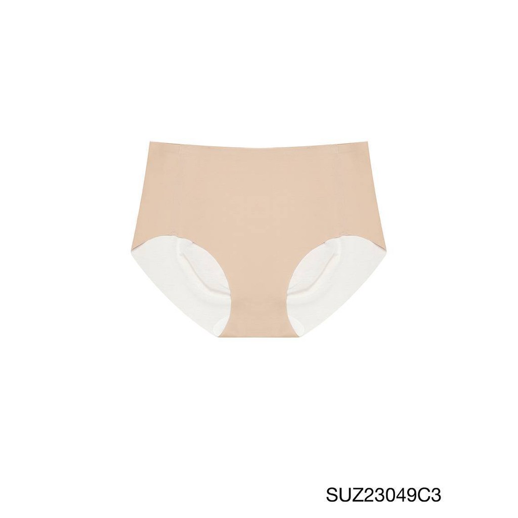 Sabina Panty Zone Seamless Fit Seamless Series กางเกงในทรงเอวสูง รหัส SUZ23049C3 - สีเนื้อเข้ม