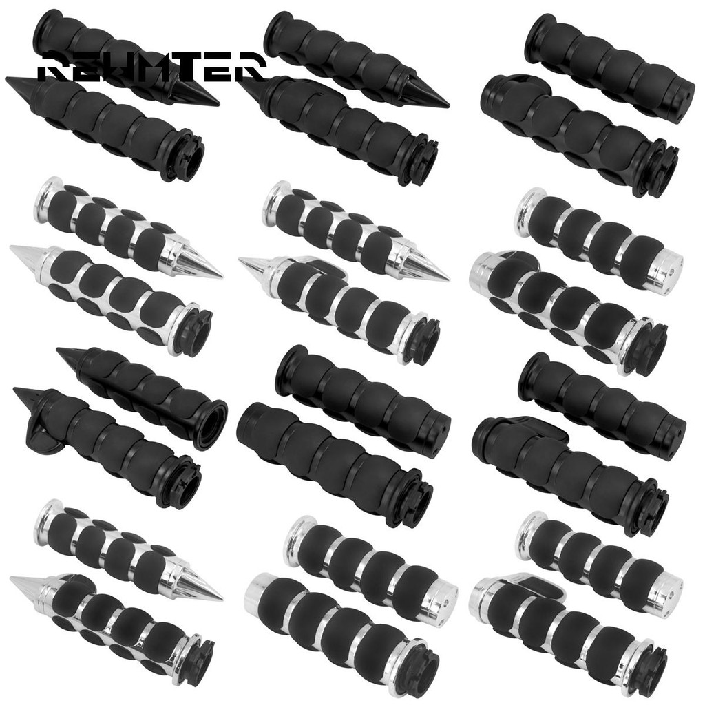 1 "25 มม. Hand Grips รถจักรยานยนต์สําหรับ Harley สําหรับ Softail สําหรับ Dyna