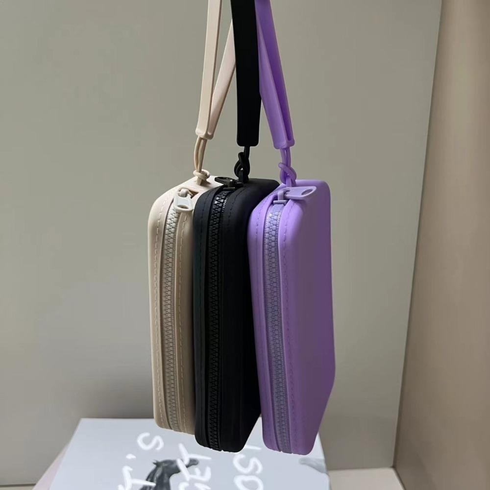 POPUPurse กระเป๋าสตางค์ทรงสี่เหลี่ยม แบบซิลิโคน กันน้ํา ใช้งานได้หลากหลาย สำหรับผู้หญิง - รูปที่ 4