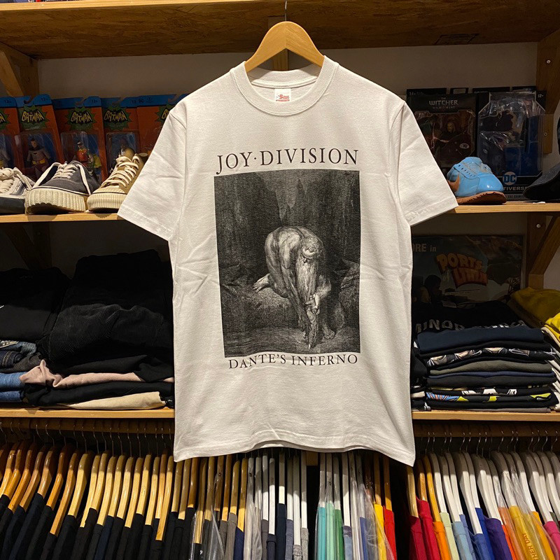 （🚚 จัดส่งแปดชั่วโมง🚚 ）FTF fashion brand JOY DIVISION - DANTE’S INFERNO 1985 TSHIRT WHITE tee