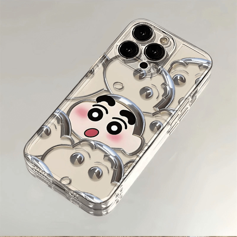 สําหรับ Xiaomi POCO X3 X4 X5 F5 X6 M6 F6 Pro F3 Mi 11 Lite 5G NE Mi 13T 14 13 12T 14T Pro น่ารักการ์ตูน Kitty เครยอนชินจังสายคู่ใสกันกระแทกปกอ่อน