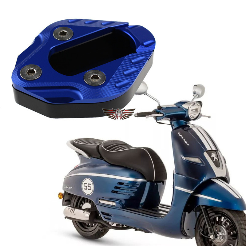 Jiang Ge 150 ด้านข้างกรอบการปรับเปลี่ยนที่นั่งเหมาะสําหรับ Peugeot Django ด้านข้างเท้ารองรับแผ่นกันลื่นยืนฐานขยาย