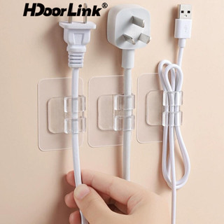 Hdoorlink 10 ชิ้น Self-กาวผู้ถือสายเคเบิล Fixer คลิป Clamp M…