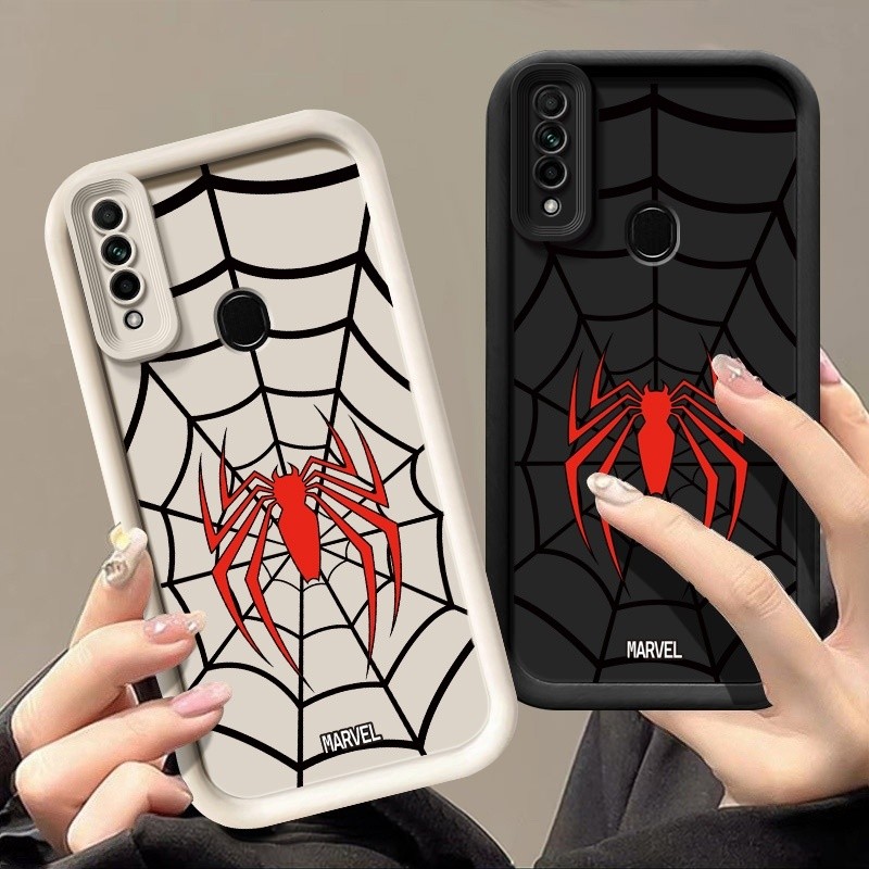 เคสโทรศัพท์มือถือ ซิลิโคนนุ่ม ลายอะนิเมะสไปเดอร์แมน สําหรับ Vivo 1901 1902 1904 1906 1916