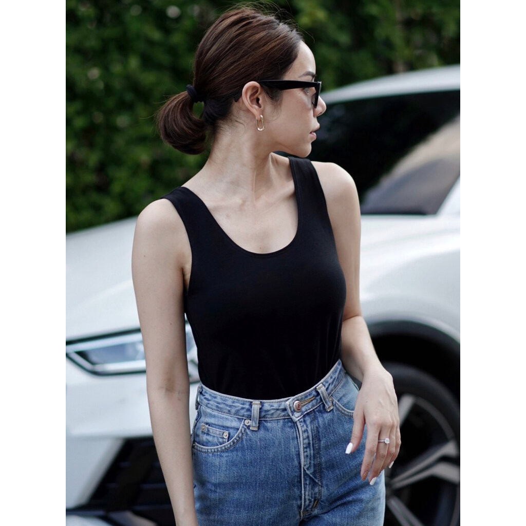 Leica tanktop เสื้อกล้าม คอยูหน้าหลัง ผ้าพรีเมี่ยม เก็บทรงสวย สายเเซ่บ สายปาร์ตี้ ไม่ควรพลาด