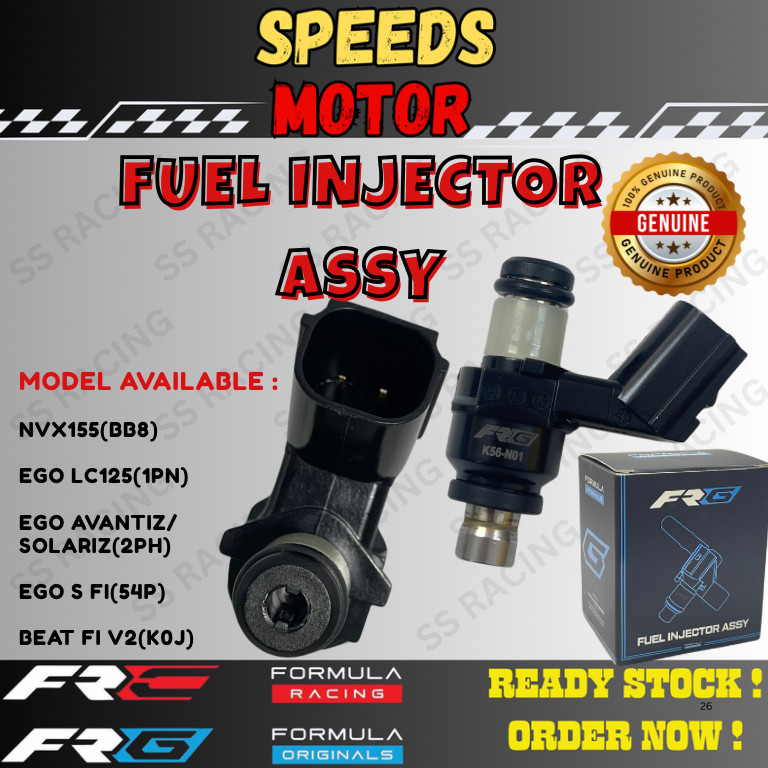 100 FUEL INJECTOR NVX155(BB8) EGO LC125(1PN) EGO AVANTIZ/SOLARIZ(2PH) EGO S FI(54P) BEAT FI V2(K0J)