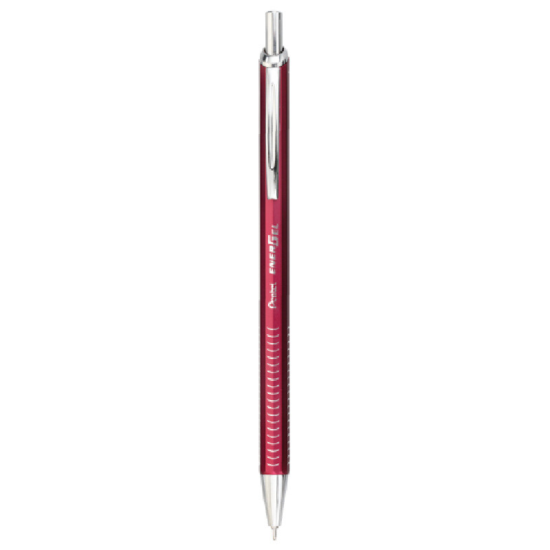 PENTEL ปากกา รุ่น Energel Slim หมึกสีน้ำเงิน ด้ามสีแดง (BLN445B-C)