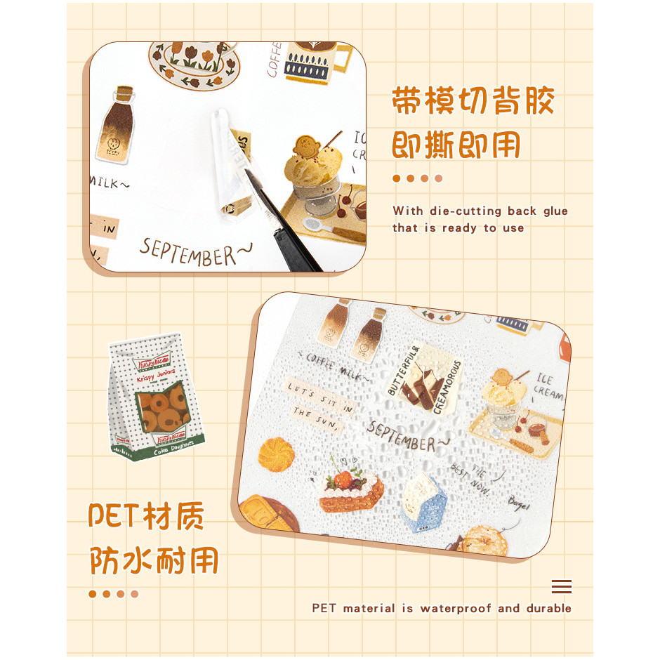 ไดลี่|6 ชิ้น In Love Letter Collage สติกเกอร์สัตว์เลี้ยงวัสดุกันน้ําสติกเกอร์ diy คู่มือภูมิทัศน์เคสโทรศัพท์ตกแต่ง Collage คู่มือสติกเกอร์ - รูปที่ 4