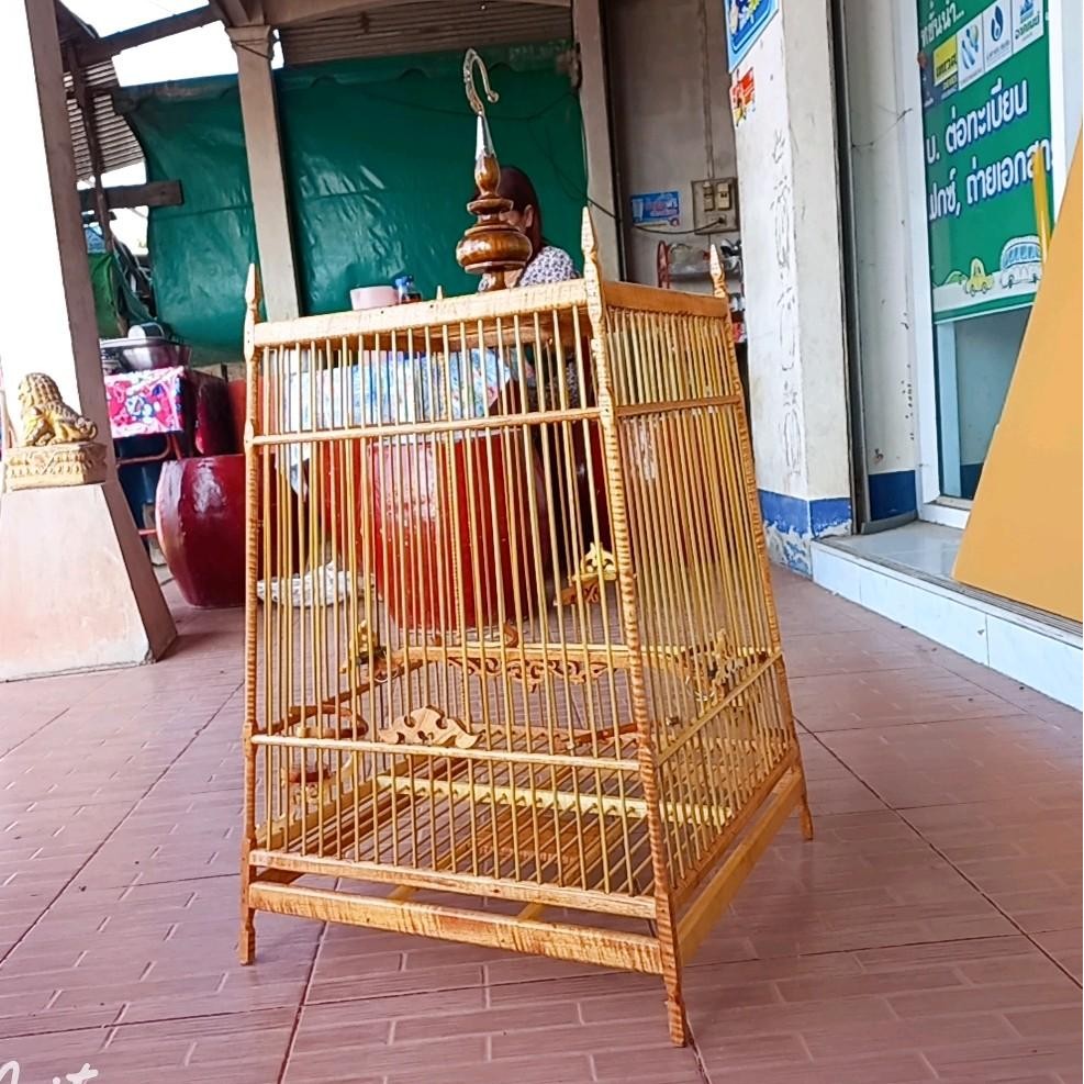 กรงพัก 19 ซี ไม้สะเทียม พร้อมหัวธรรมดา               (กดออเดอร์ครั้งละ 1 กรง)