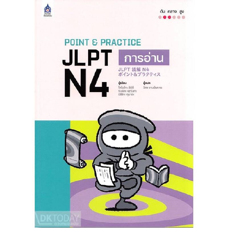 B2S หนังสือ POINT & PRACTICE JLPT N4 การอ่าน