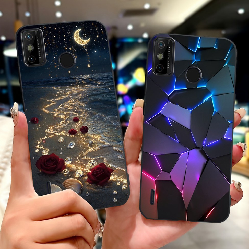 ปลอก Tecno Spark 6Go KE5j KE5k ฝาหลัง Tecno Spark 6 Go กรณีผีเสื้อหรูหรารักแฟชั่นดอกไม้ Cool หล่อ Lion ทาสี