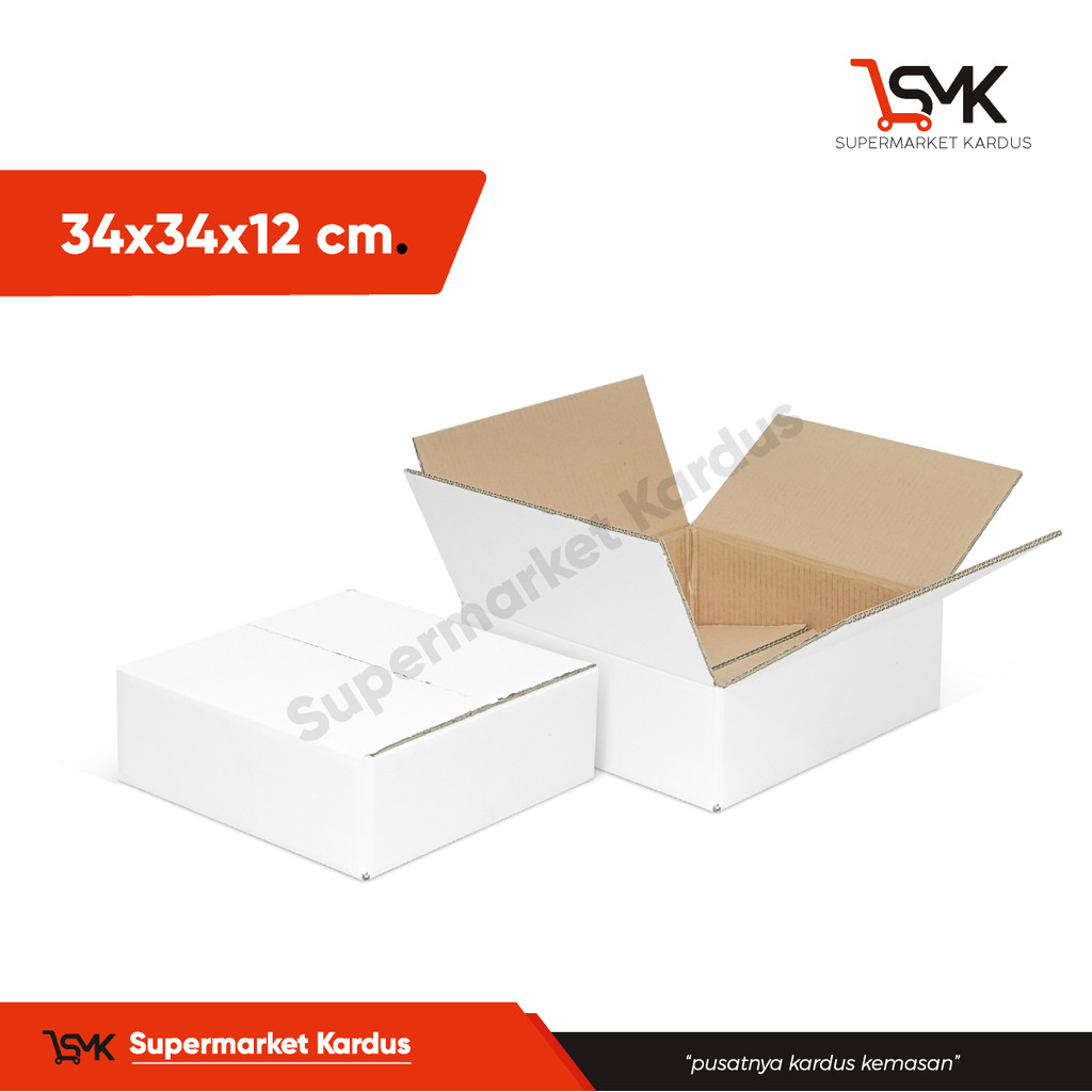 กล่อง 34x34x12 ซม. ( PARTNER 12 ) - Doublewall Box/Packaging Card/Packaging Box//Boxes/Carton/Normal