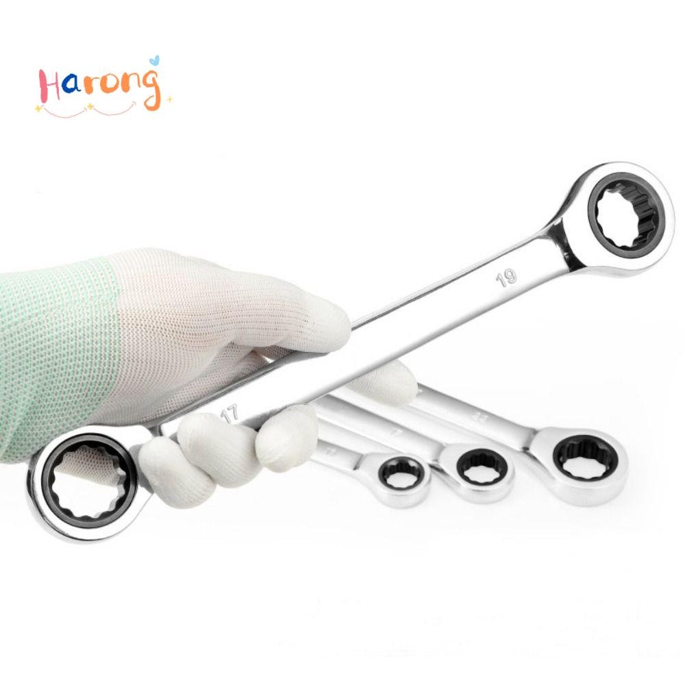 ฮาร์ตอง ชุดประแจ,สะดวกคู่หัวแหวนประแจวงล้อ,ทนทานแบบพกพาโลหะเครื่องมือซ่อมรถยนต์มืออาชีพสําหรับรถยนต์