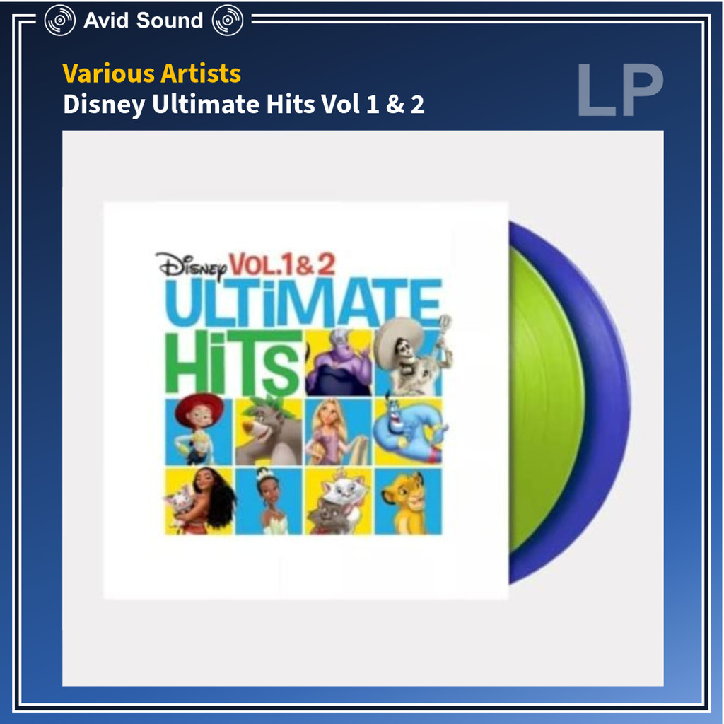 แผ่นเสียง Disney Ultimate Hits Vol 1 and 2 OST Soundtracks ใหม่ ซีล Disney Ultimate Hits Vinyl LP