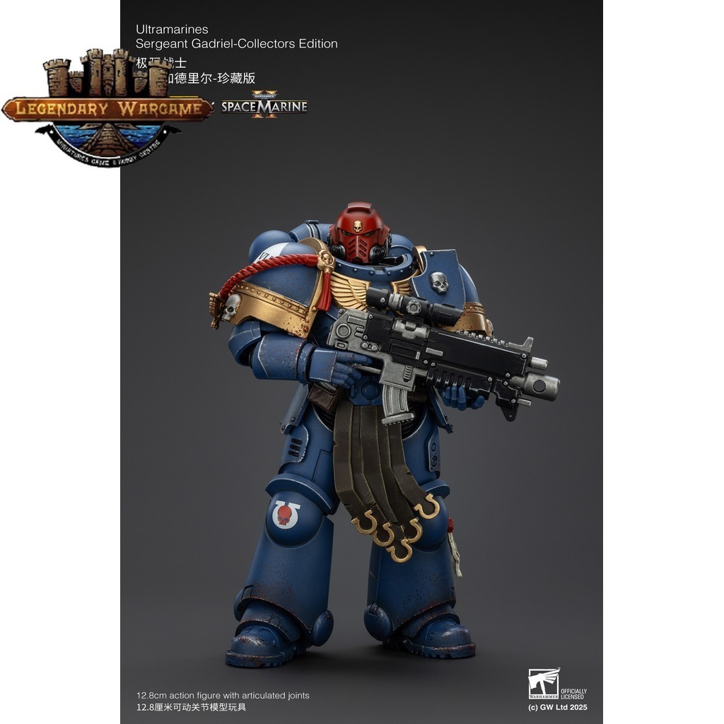 (JOYTOY) Ultramarines Sergeant Gadriel-Collectors Edition JT01376 โมเดลแอ็กชันฟิกเกอร์วอร์แฮมเมอร์