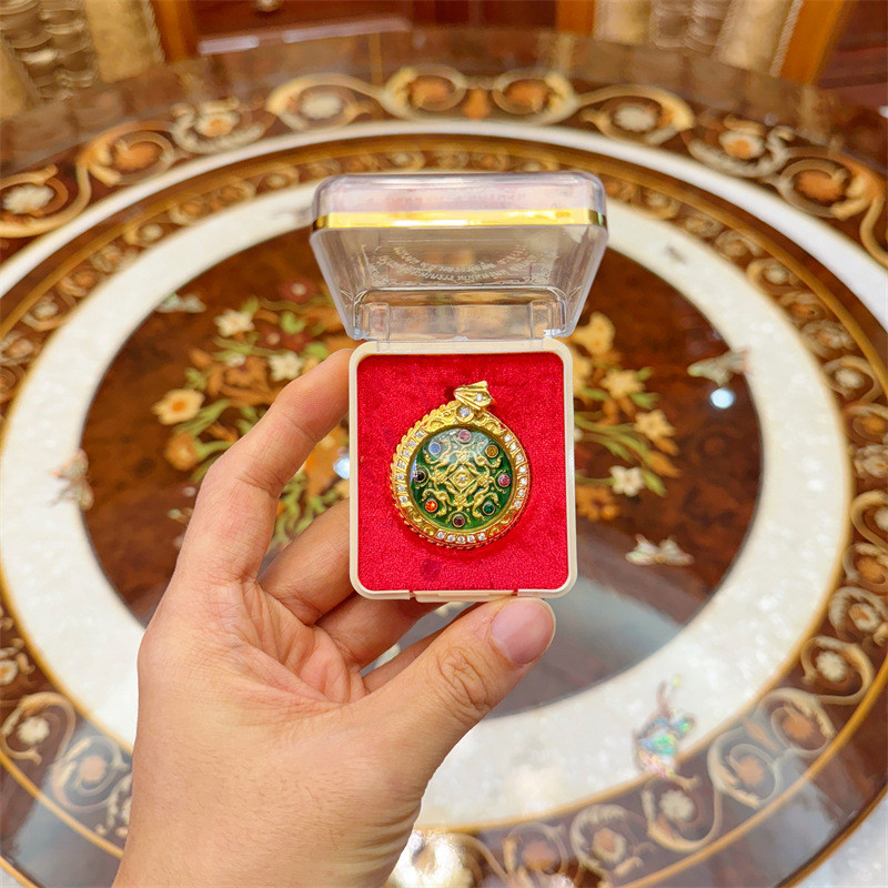 [คลังสินค้าพร้อม] Thailand Amulet Thailand Amulet LP Rain Wheel Shape Amulet ล้อแปดเหลี่ยม zj0605 7/