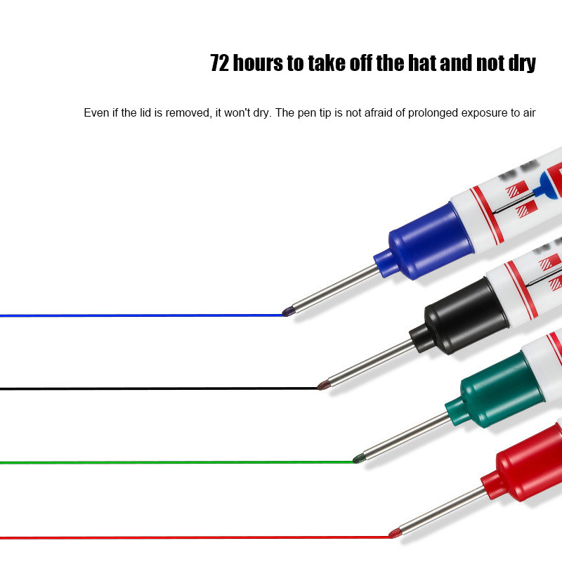 COD ปากกามาร์คเกอร์ พร้อมส่ง ปากกามาร์คเกอร์หัวยาว งานไม้ marking pen Claire - รูปที่ 2