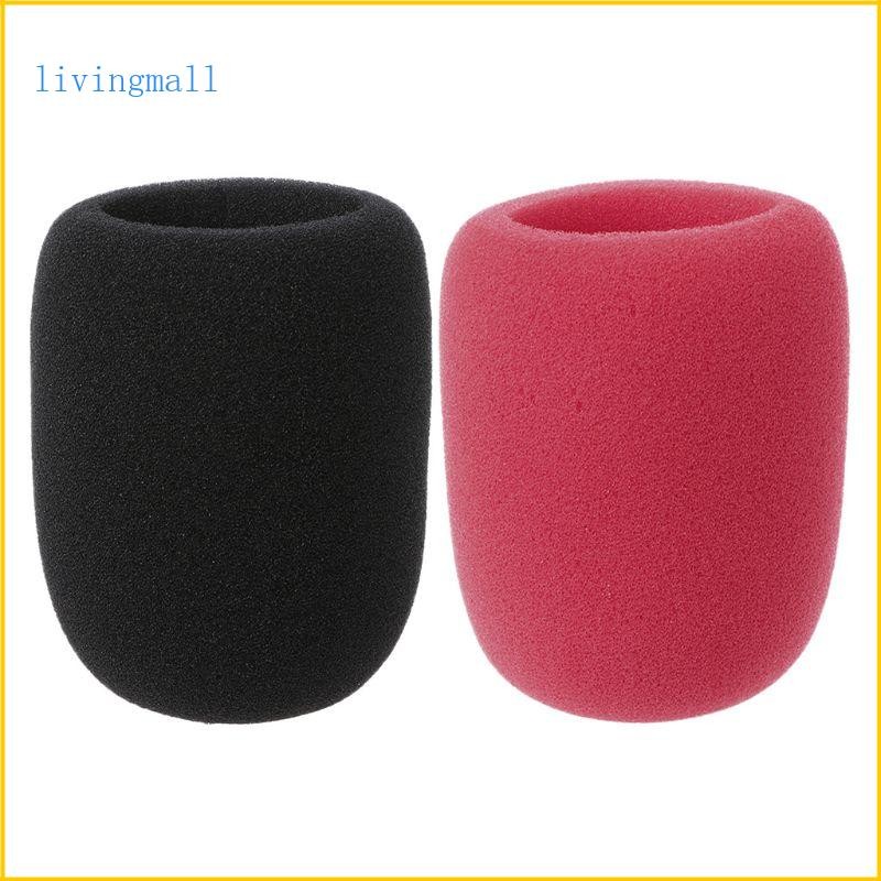 LIVI ฝาครอบไมค์โฟมฝาครอบกระจกไมโครโฟนฝาครอบไมค์กระจกสําหรับไมค์ส่วนใหญ่