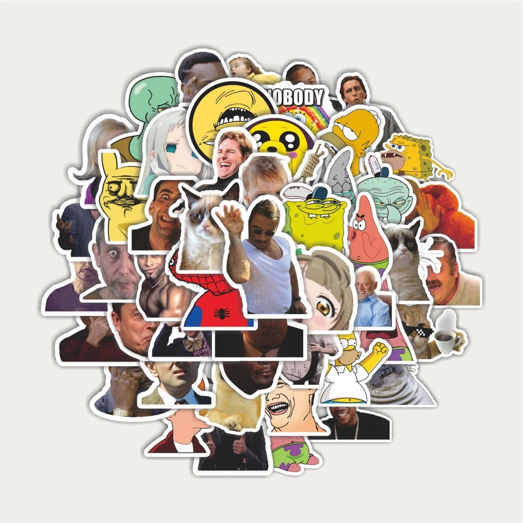 สติ๊กเกอร์แพ็คสุ่มสติ๊กเกอร์ Meme ตลก | สติ๊กเกอร์ TUMBLR | สติ๊กเกอร์แล็ปท็อปสําหรับกระเป๋าเดินทางแ