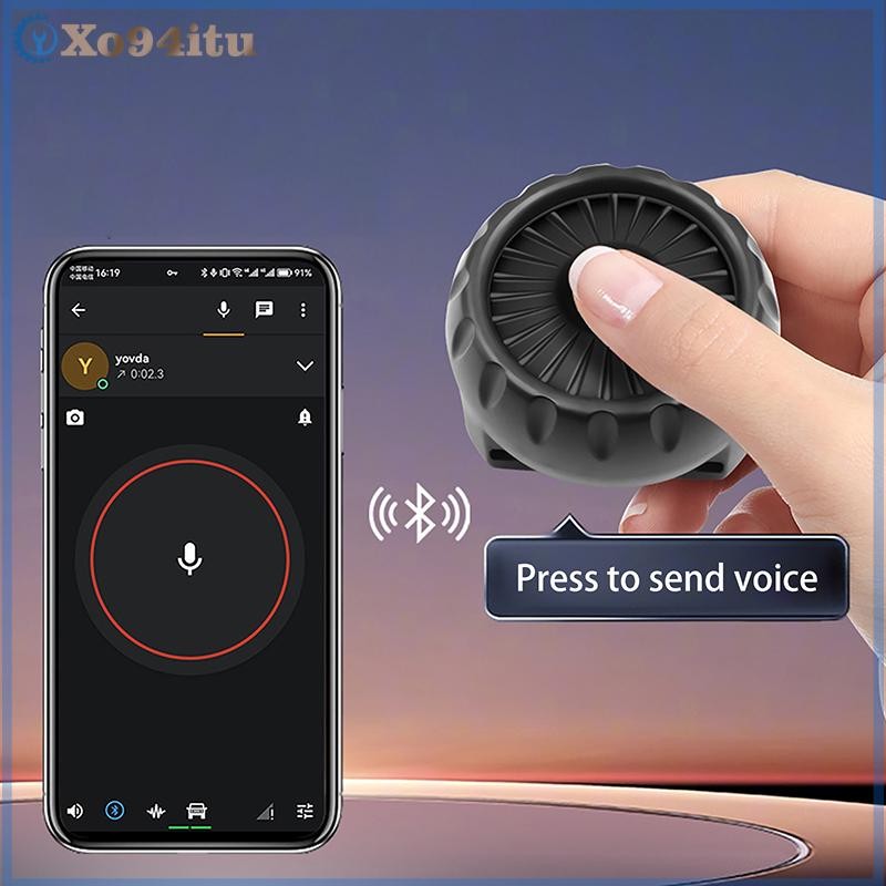 XOITU ไร้สาย PTT ปุ่ม 5.0 IP67 กันน้ําไร้สาย PTT ปุ่มสําหรับ Zello สําหรับ IOS สําหรับ Android PTT ป
