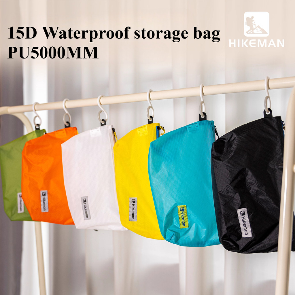 ธุดงค์แมน ถุงเก็บเคลือบซิลิโคนน้ําหนักเบาพิเศษกลางแจ้งตั้งแคมป์แบบพกพา15งถุงเก็บเดินทางกันน้ําถุงคัดแยกเสื้อผ้าถุง รหัส น้ําหนักเบาถุงเบ็ดเตล็ด