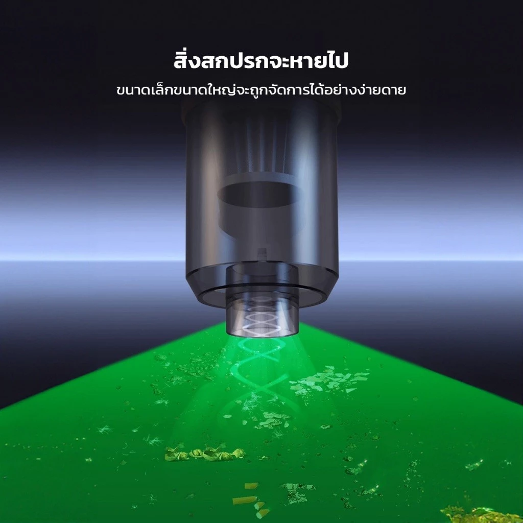MORENO เครื่องดูดฝุ่น 4in1 ไร้สาย Moreno แบบพกพา น้ำหนักเบา แรงดูดสูง ใช้บนรถยนต์ได้ thumbnail 5