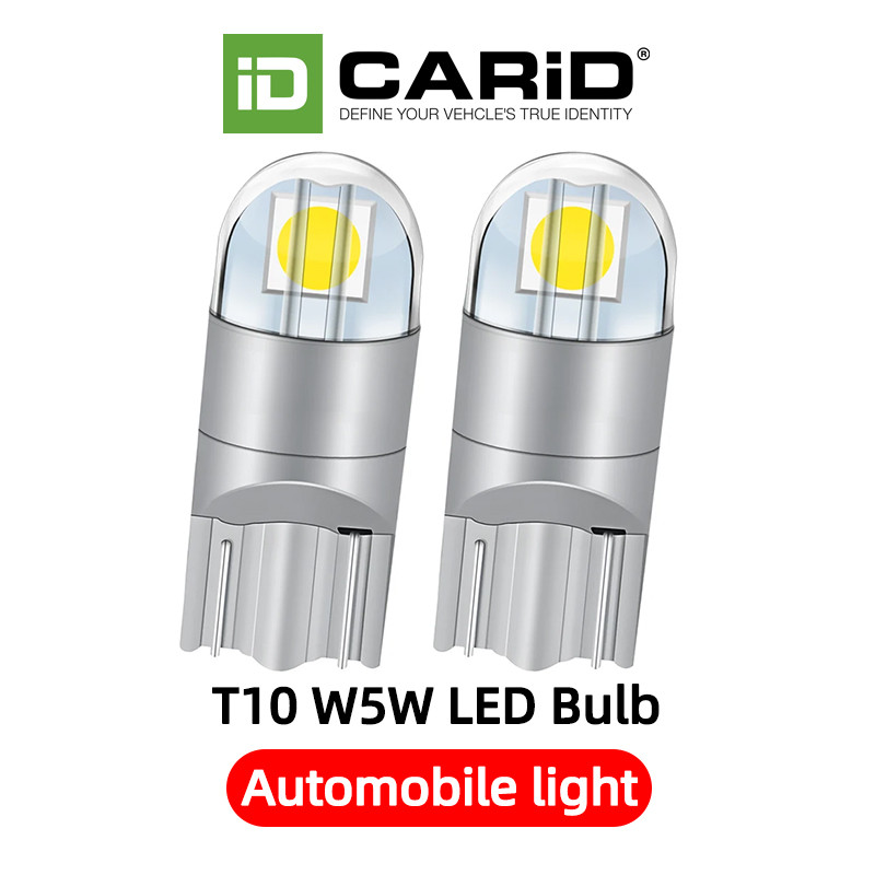 CARiD T10 LED W5W WY5W หลอดไฟ LED 3030 SMD 168 194 อุปกรณ์เสริมในรถยนต์ไฟอ่านหนังสือไฟ 12V 6000K ป้า