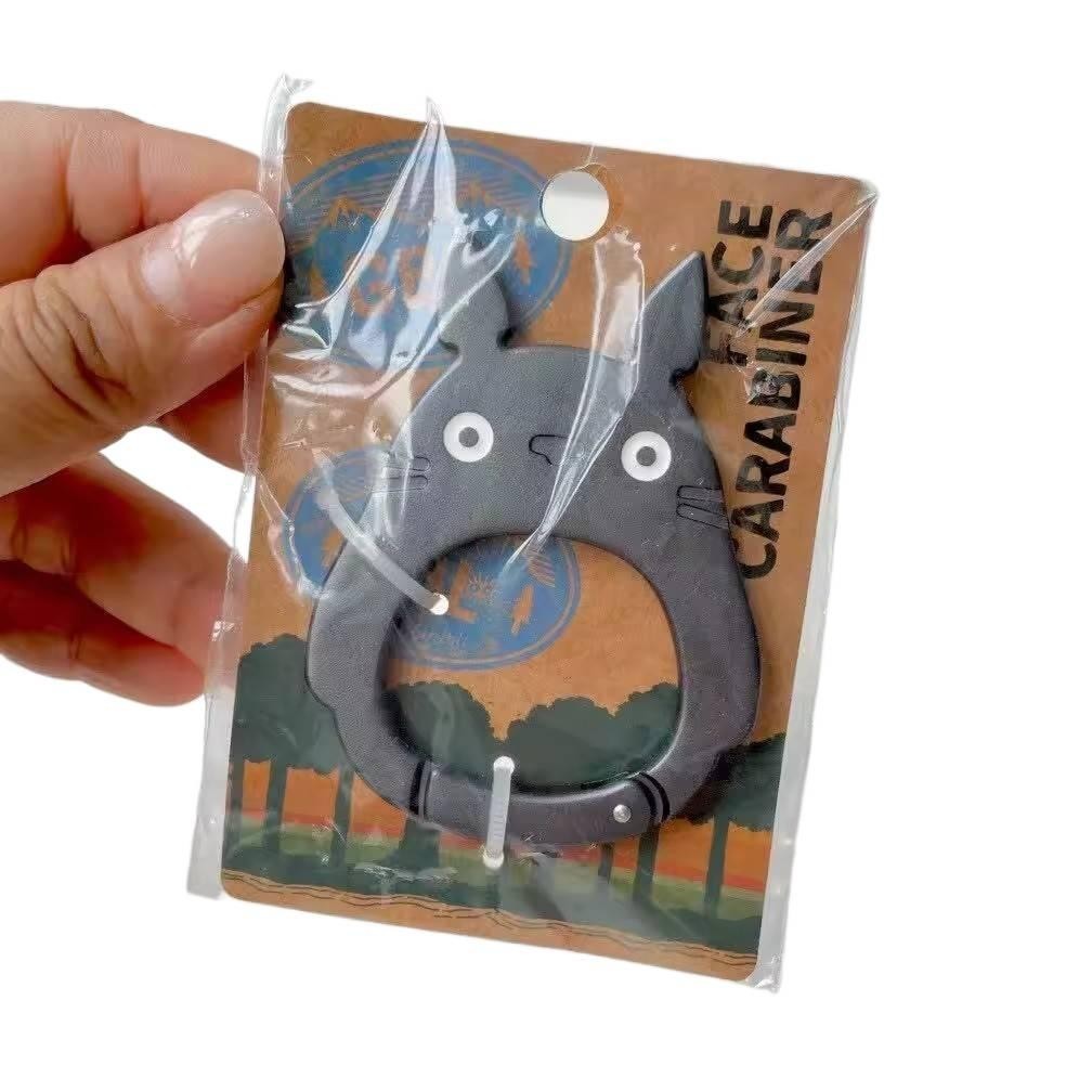 [พื้นที่แกะกล่อง] คาราบิเนอร์คุณภาพสูง Hayao Miyazaki Spirited อะนิเมะพวงกุญแจของขวัญน่ารัก