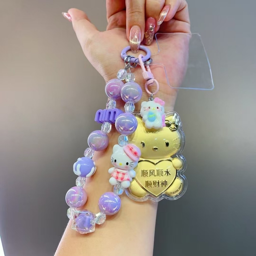 Lao Fengxiang Gold 999 Shunfeng Shui Shun God of Wealth จี้ทองคําบริสุทธิ์ 999 Lucky KT แมวพวงกุญแจก