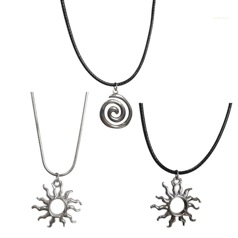 สร้อยคอมุคคลิปแบบสวirl สไตล์ซัมเมอร์ สำหรับผู้หญิง เครื่องประดับงานแต่งงานและวันสำคัญ