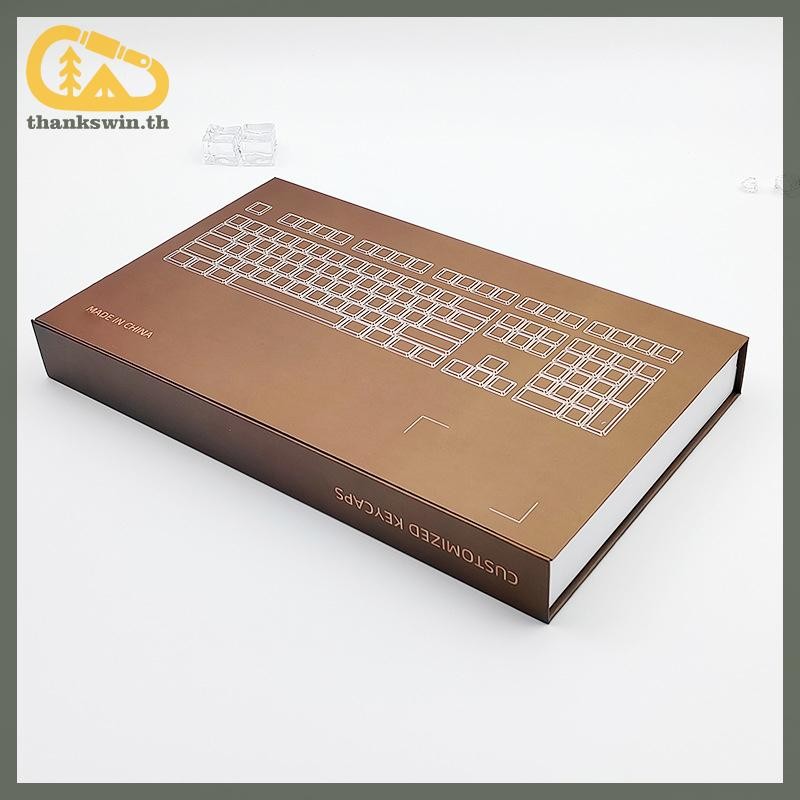 ขอบคุณ win กล่องเก็บปุ่มกด 2 ชั้น, ฝาปิดกันน้ํา, ที่ใส่ข้อความเหมือนกับสําหรับปุ่มกดคีย์บอร์ด 60-100
