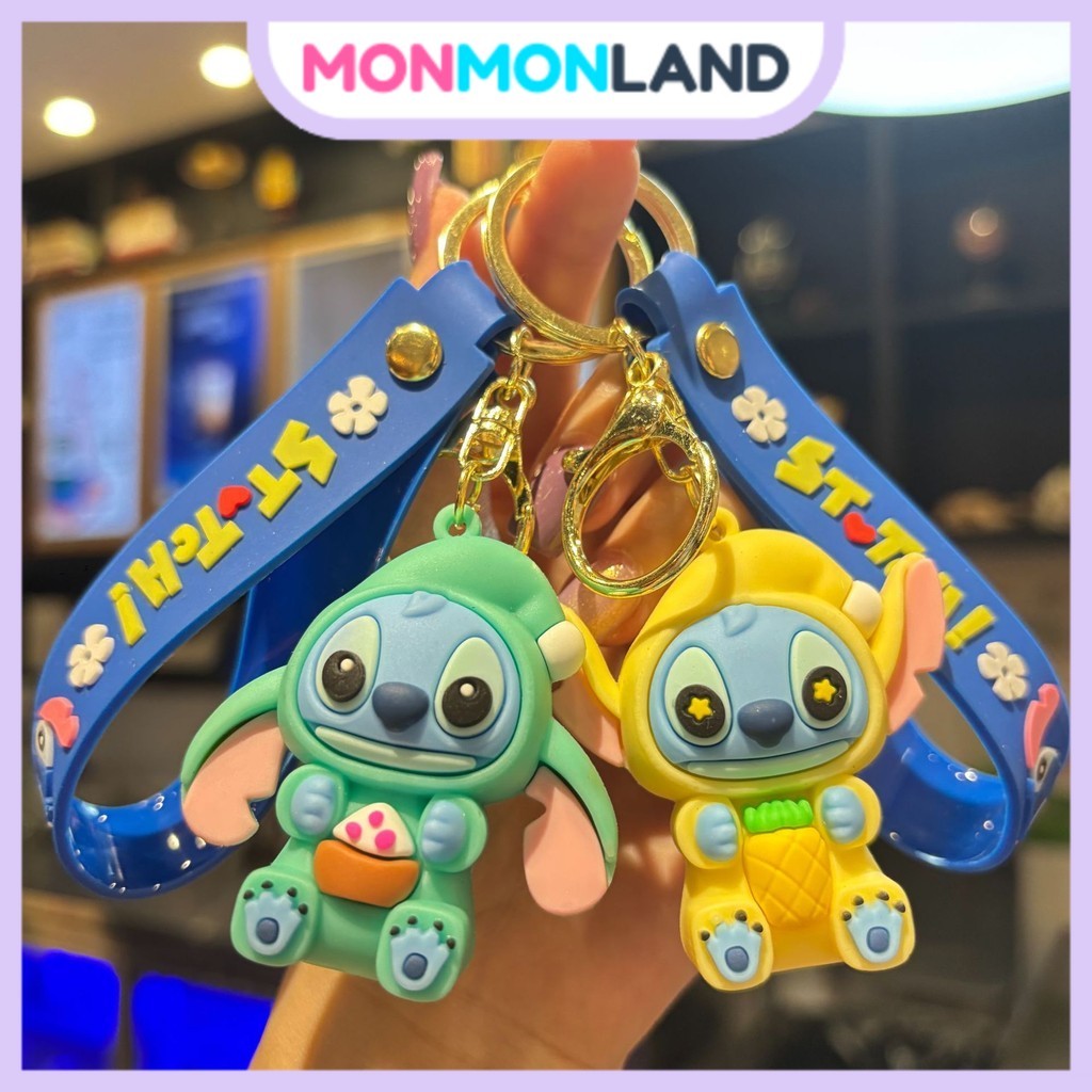 GANTUNGAN MM - พวงกุญแจ Stitch Angel Reuben ขนาดใหญ่ | Lilo Stitch พวงกุญแจรถรถจักรยานยนต์ของขวัญวัน