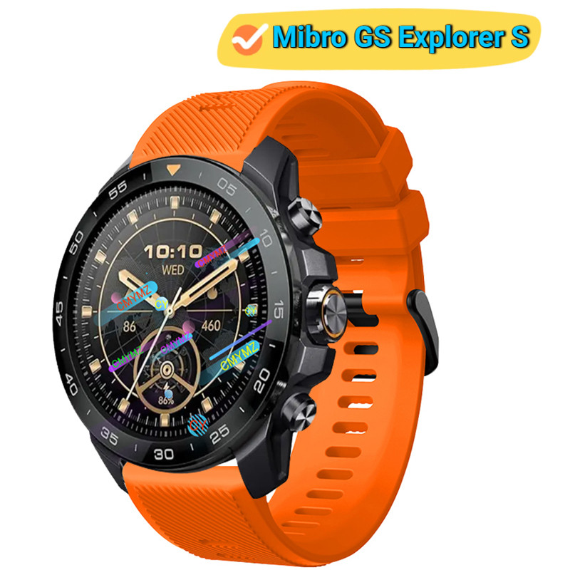 Mibro GS Explorer S strap สายซิลิโคน Mibro watch GS Explorer S strap สายรัดข้อมือกีฬา