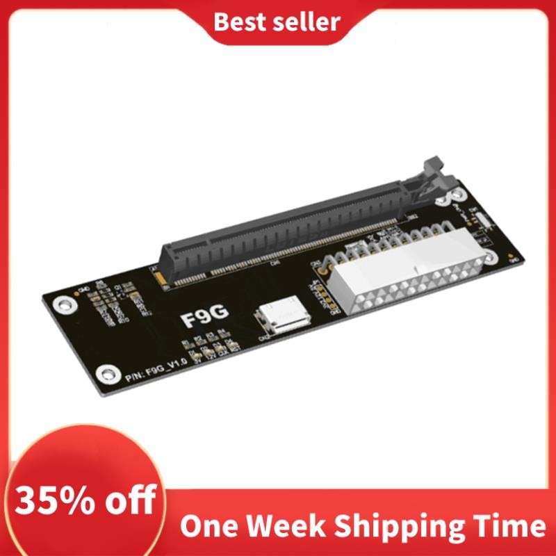 F9G OCuLink อินเทอร์เฟซภายนอกกราฟิกการ์ดขยาย Dock ATX ประเภทเปิด PCIe4.0 64Gbps การถ่ายโอนข้อมูลความ