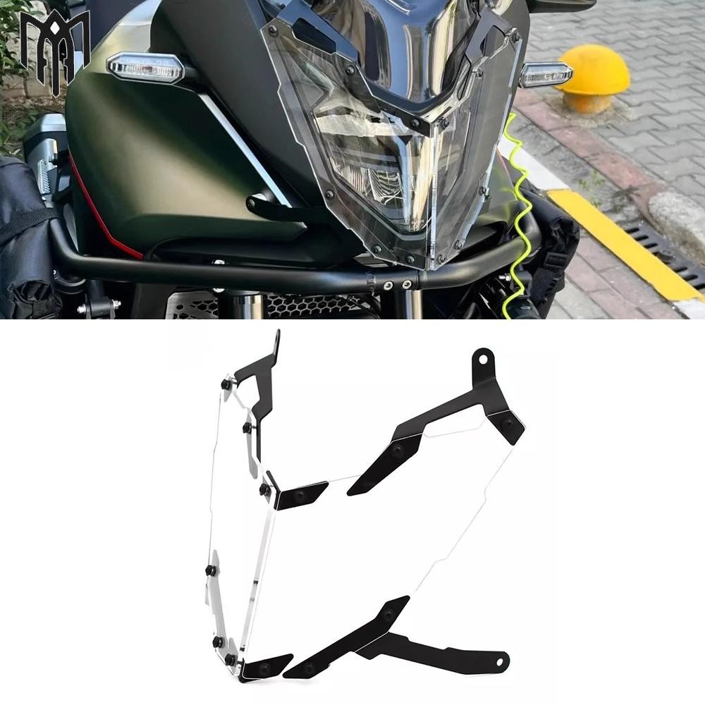 ร้านคนไทยรับประกันฝาครอบป้องกันไฟหน้าแบบใส สำหรับ Honda XL750 Transalp (อะไหล่แต่ง)
