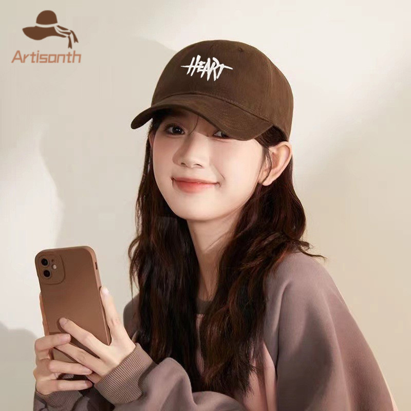 ส่งเร็ว💥หมวกแก๊ปเบสบอล ปัก HEART (มี 4 สี) หมวกแก๊ป หมวกกีฬา สําหรับผู้ชายและผู้หญิง - รูปที่ 2