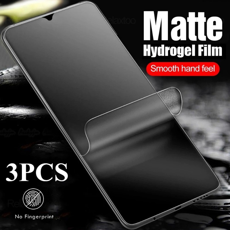 3 ชิ้นคลุมทั้งหมด Frosted Hydrogel ฟิล์มสําหรับ Wiko T60 T50 T40 T20 T10 T3 ระเบิด HD Clear Soft ฟิล