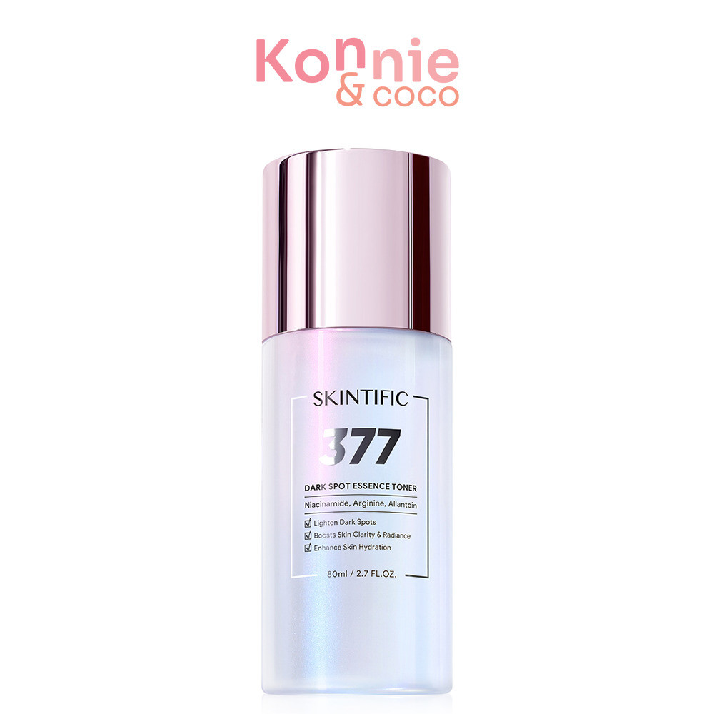 SKINTIFIC 377 Dark Spot Essence Toner 80ml โทนเนอร์สูตร 377.