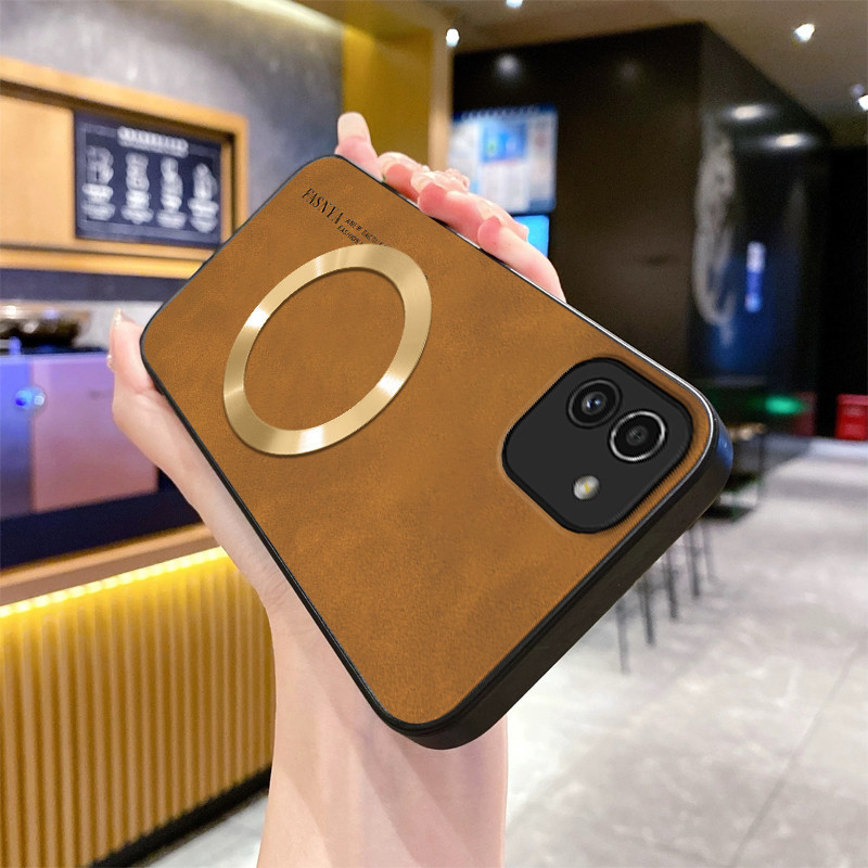 ปลอก samsung A03 เคสโทรศัพท์ Soft edged กันลื่นแหวนดูดแม่เหล็กสําหรับฝาครอบดูดซับแรงกระแทก ybpjscxq