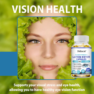 Didacat อาหารเสริมโฟเลตความแข็งแรงสูงพร้อม Lutein, DHA และ Zeaxanthin - รองรับสุขภาพดวงตา