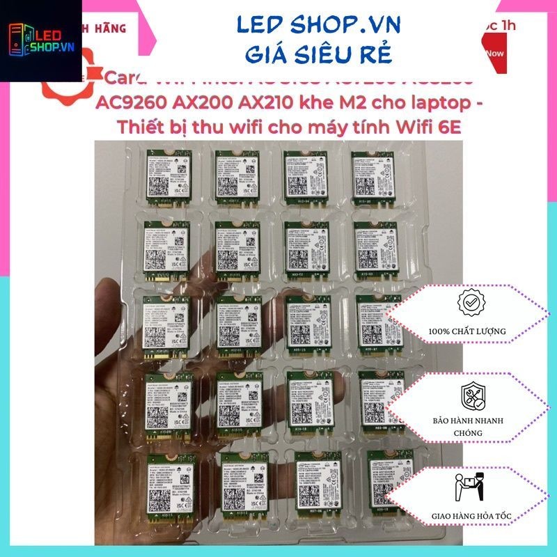 การ์ด WIFI Intel AX210 BE200 พร้อมสล็อต M2 สําหรับแล็ปท็อป - ตัวรับสัญญาณ Wifi สําหรับคอมพิวเตอร์ Wi