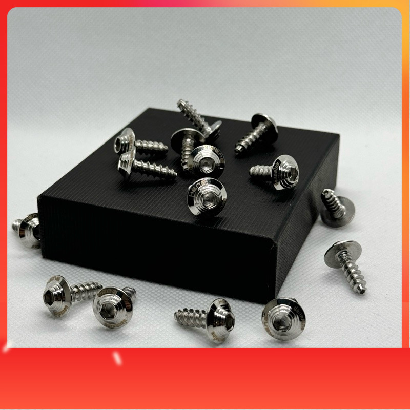 น็อตสแตนเลส น็อตเกลียวปล่อยหัวคอนโซล เจดีย์ลาย M4(x12,x16) M5(x15,x20,x25)