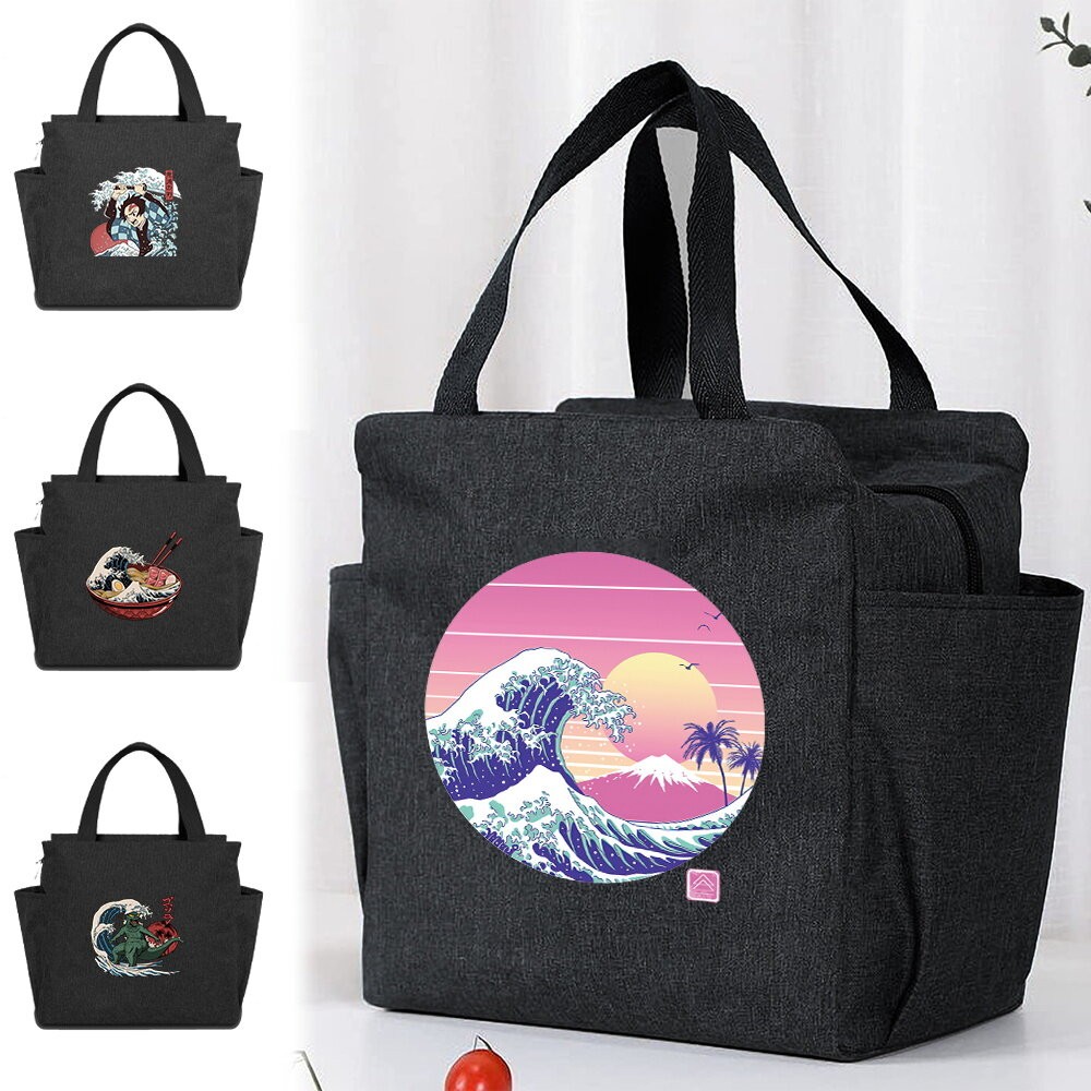 Insulated Lunch Bag Reusable Lunch Bag Picnic Bag Insulation Bag Food Bag Portable Cooler Bag Lunch 