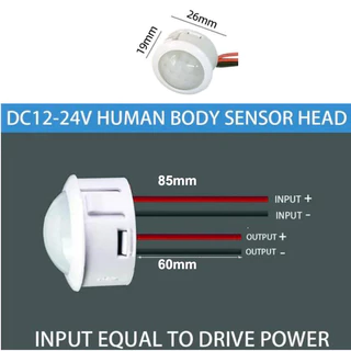 AC 220 v หรือ DC 12 V 24 V PIR อินฟราเรด Motion อัตโนมัติโคมไฟเซนเซอร์ตรวจจับ IR Light control สวิทช์ Human Body ในร่มกลางแจ้ง TH16B