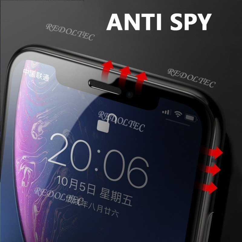 Honor X6C 4G กระจกนิรภัยส่วนตัว Anti-Spy คลุมทั้งหมดปกป้องหน้าจอ Anti Peek 2in1 Privacns Protector HonorX6C - รูปที่ 4