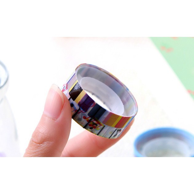 🔥1บาท🔥เทปสติ๊กเกอร์ วาชิเทป✔️พร้อมส่งในไทย(🎲สุ่มสีสุ่มลาย)สติกเกอร์ เทปกาววาชิ เทปตกแต่ง DIY เทปวาชิ - รูปที่ 6