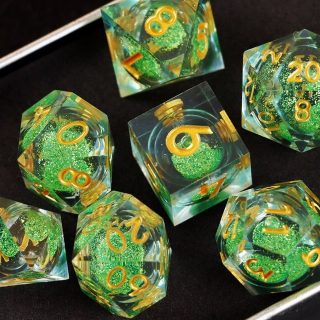 【พร้อมส่ง】พร้อมส่ง dnd dice ลําไย ลูกเต๋า การ์ด dice the dnd