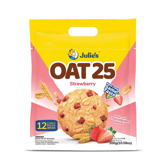 Julie’s Oat 25 คุกกี้โอ๊ต 25% ขนาด 300g