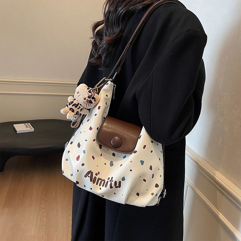 Amy Rabbit Bag Amy Rabbit Bag Amy Rabbit Female Bag Retro Large-capa Backpack Commuter Polka Dot Fas